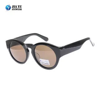 Wholesale UV400 Handmade Vintage Custom Logo Cellulose Acetate Sunglasses